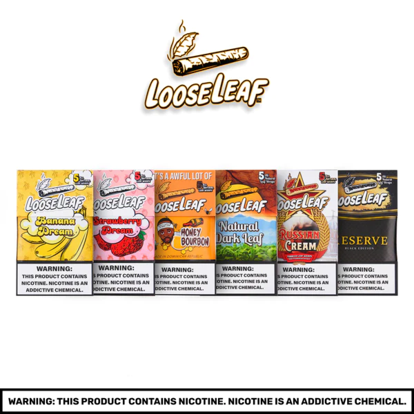 LooseLeaf Wraps 5ct 8ct Display Msrp 10 All Coast Distribution